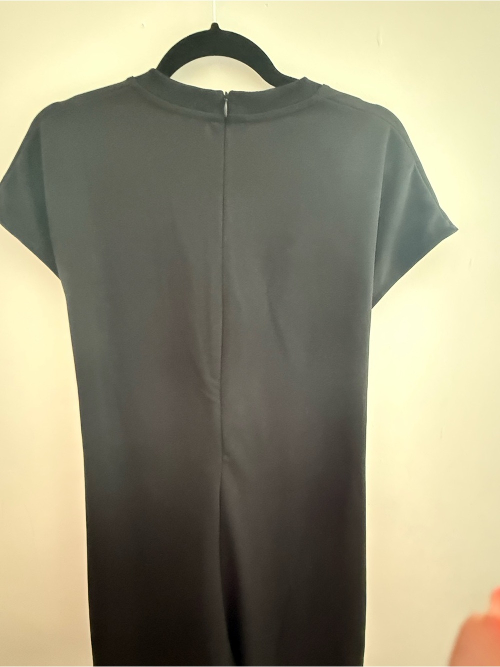 adidas Black Short-Sleeve Romper with White Three-Stripe Accents - Picture 7 of 8